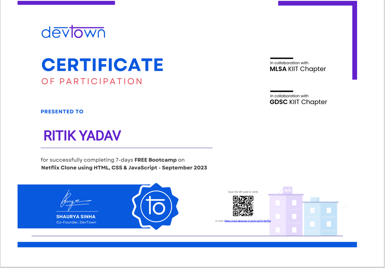 Bootcapms certificate